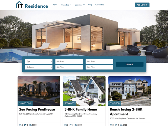 IT Residence WordPress Theme