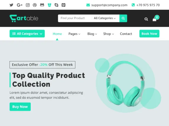 Cartable WordPress Theme