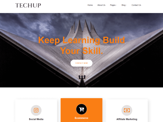Technology Techup WordPress Theme