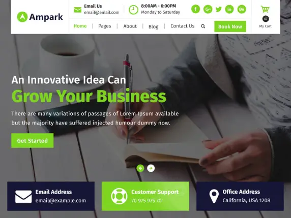 Ampark WordPress Theme