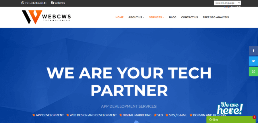 WebCWS Technologies Bhopal - Blogwings