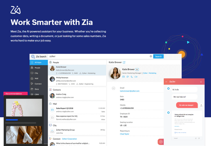 Zia AI Business Assistant