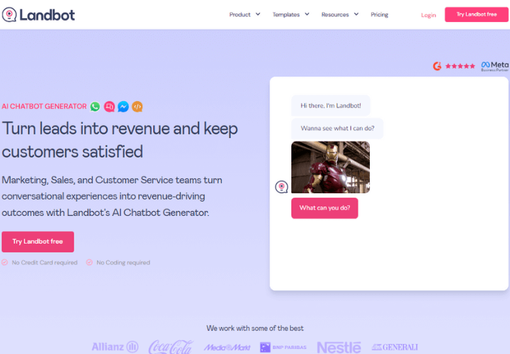 Landbot AI Chatbot Generator