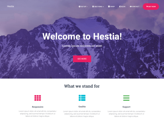 Hestia Premium WordPress Theme