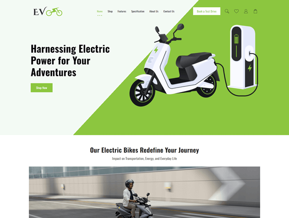 Best Electric Scooter Single Product WordPress Theme
