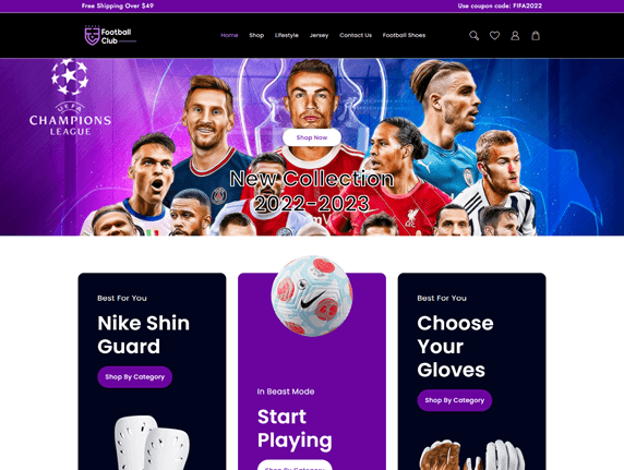 Football Clubs WordPress theme