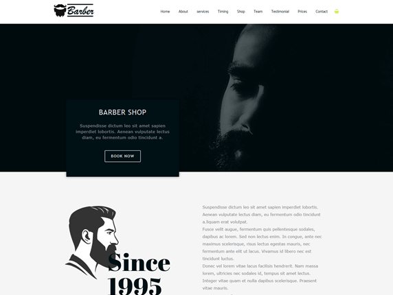 Best WordPress Themes for Barber Shops